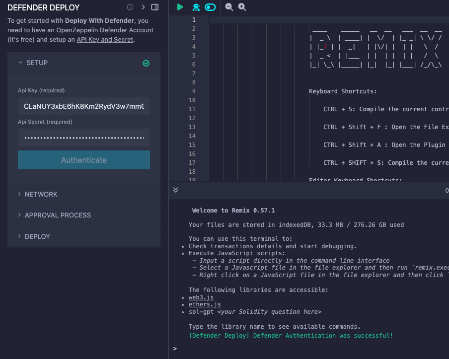 Defender Remix 插件设置