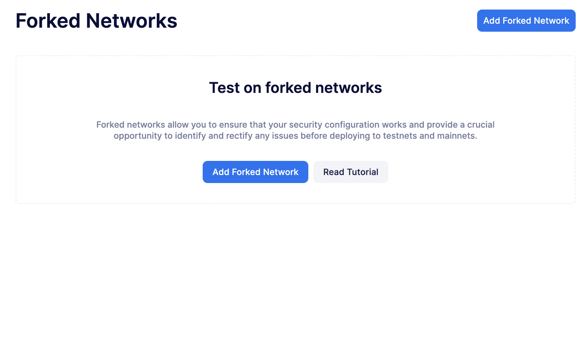Forked Networks 登录页