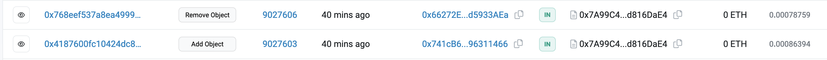 工作流 Etherscan 响应