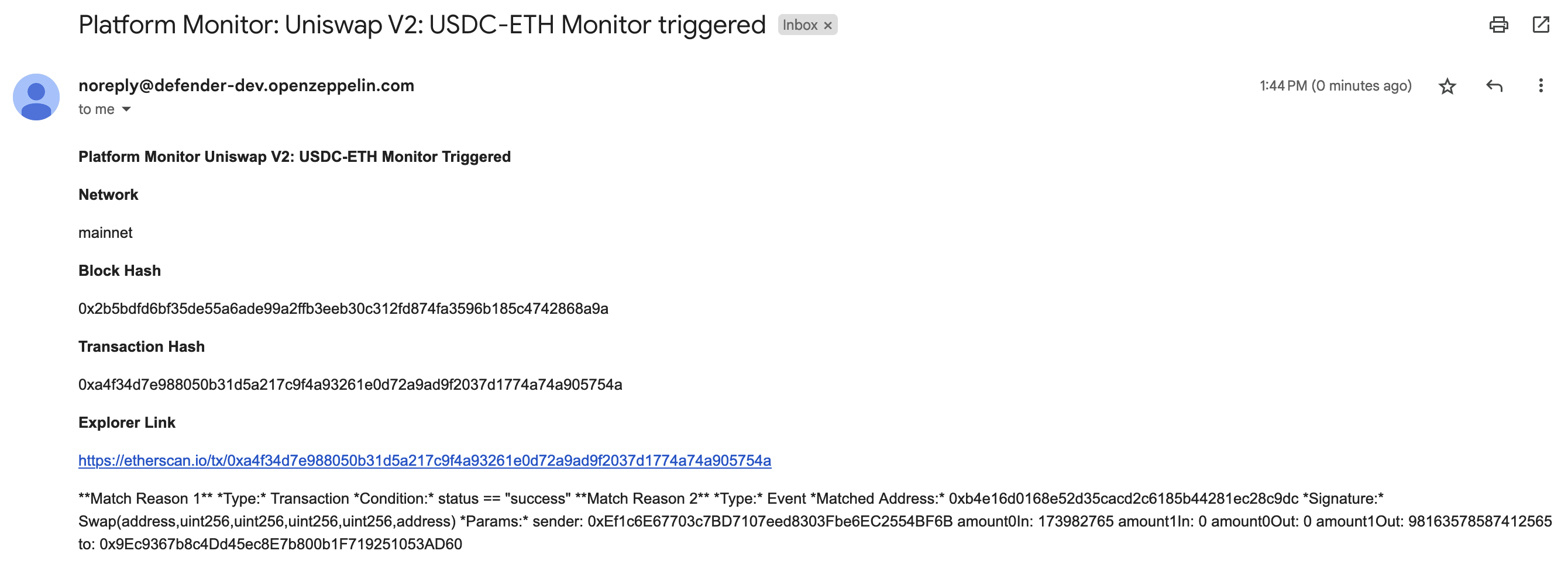 监控器 Telegram 警报