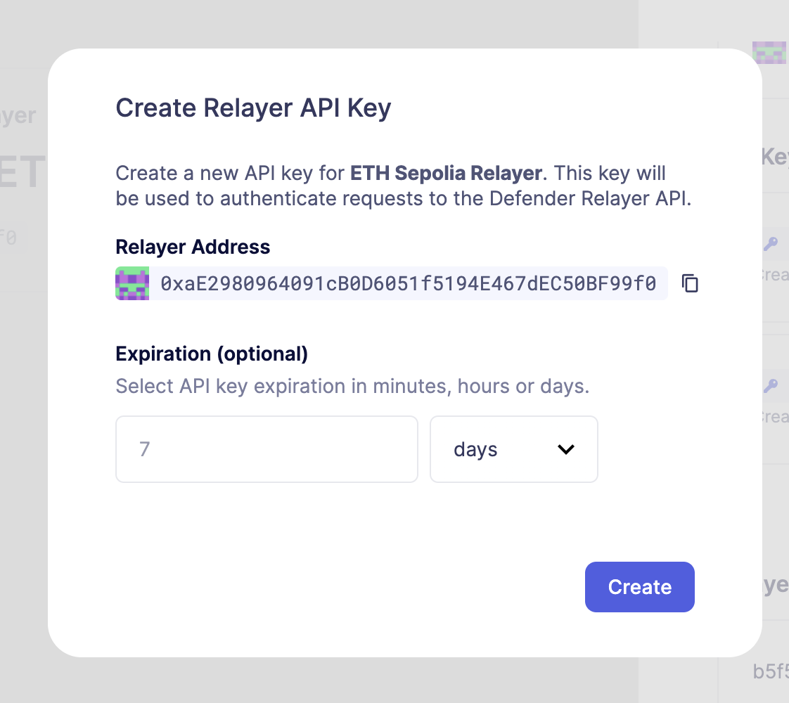 保存 Relayer API