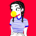 空中孤月